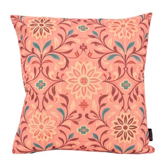 NOVÉE Vintage Bloom Rosa Kissenbezug | 45x45 cm | Baumwolle/Leinen