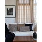 Sierkussen Chenille Flow Bruin | 45 x 45 cm | Jacquard /Polyester