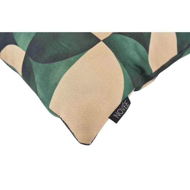 Arcade Groen Kussenhoes | 45x45 cm | Katoen/Linnen