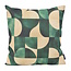 Arcade Groen | 45 x 45 cm | Kussenhoes | Katoen/Linnen