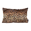 Gek op kussens! Furry Leopard Kissenbezug | 30x50 cm | Polyester