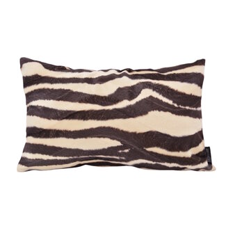 Gek op kussens! Furry Zebra | 30 x 50 cm | Kussenhoes | Polyester