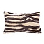 Furry Zebra Kissenbezug | 30x50 cm | Polyester