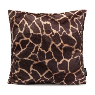 Gek op kussens! Furry Giraffe Kussenhoes | 45x45 cm | Polyester