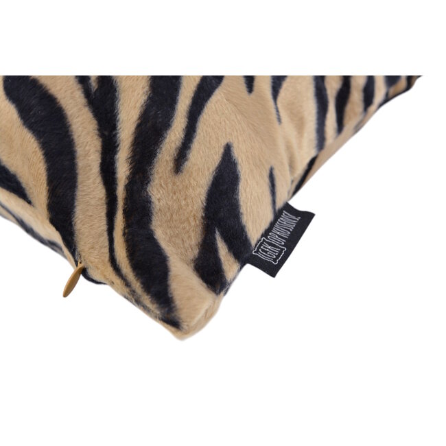 Furry Tiger Kussenhoes | 45x45 cm | Polyester