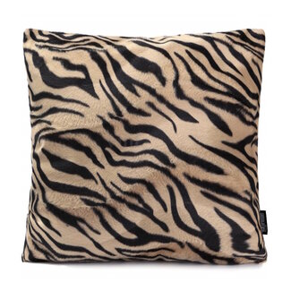 Gek op kussens! Furry Tiger Kissenbezug | 45x45 cm | Polyester