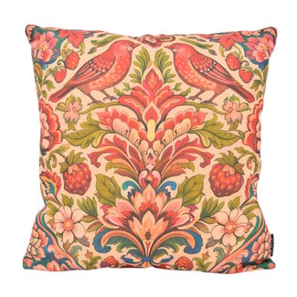 NOVÉE Heritage Bloom Rosa Kissenbezug | 45x45 cm | Baumwolle/Leinen