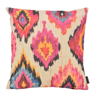 NOVÉE Ikat Fiesta | 45 x 45 cm | Kussenhoes | Katoen/Linnen