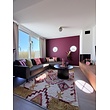 Riviera Stripe Grün/Rost Kissenbezug | 45x45 cm | Baumwolle/Polyester