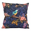 Midnight Blossom Birds #1 Kissenbezug | 45x45 cm | Baumwolle/Polyester