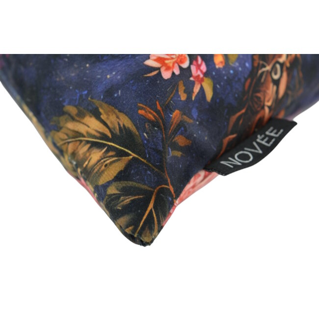 Midnight Blossom Birds #1 Kissenbezug | 45x45 cm | Baumwolle/Polyester