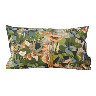 Gek op kussens! Mountain Forest Kissenbezug | 30x50 cm | Baumwolle/Leinen