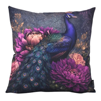 NOVÉE Peacock Bloom Kussenhoes | 45x45 cm | Katoen/Polyester