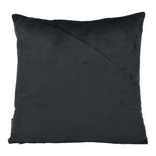 Sierkussen Chenille Flow Zwart | 45 x 45 cm | Velvet/Polyester
