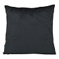Sierkussen Chenille Flow Zwart | 45 x 45 cm | Velvet/Polyester
