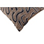 Sierkussen Chenille Flow Bruin | 45 x 45 cm | Velvet/Polyester