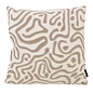 Sierkussen Chenille Flow Crème | 45 x 45 cm | Velvet/Polyester