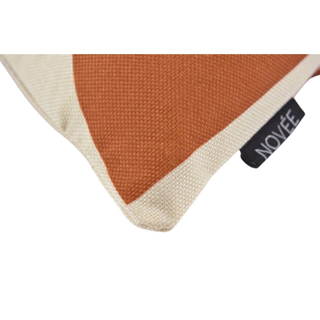 Retro Curve #2 Kussenhoes | 45x45 cm | Katoen/Linnen