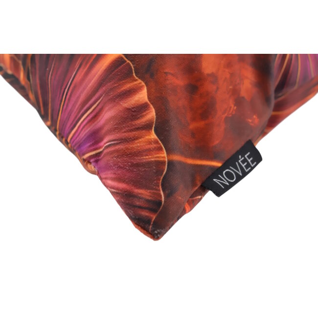 Ginkgo Burgundy Kussenhoes | 45x45 cm | Katoen/Polyester
