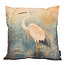 Golden Heron Kissenbezug | 45x45 cm | Baumwolle/Leinen