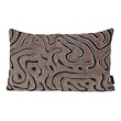 Sierkussen Chenille Flow Bruin | 30 x 50 cm | Velvet/Polyester