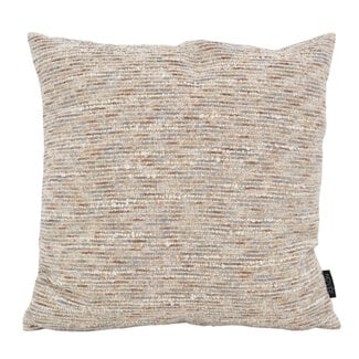 NOVÉE Chenille Taupe/Beige Kussenhoes | 45x45 cm | Polyester