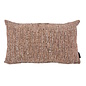Chenille Bruin/Terra Kussenhoes | 30x50 cm | Polyester