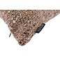 Chenille Bruin/Terra Kussenhoes | 30x50 cm | Polyester