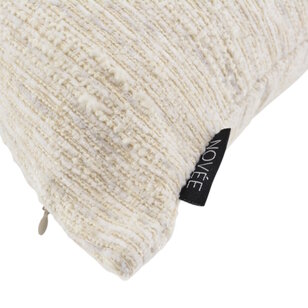 Sierkussen Chenille Crème/Beige | 45 x 45 cm | Polyester
