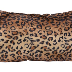 Sierkussen Furry Leopard | 30x50 cm | Polyester