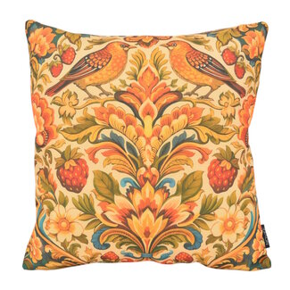 NOVÉE Sierkussen Heritage Bloom Groen | 45x45 cm | Katoen/Linnen