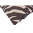 Sierkussen Brown Zebra | 45x45 cm | Katoen/Linnen
