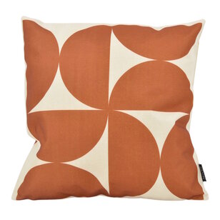 Sierkussen Retro Curve #3 | 45x45 cm | Katoen/Linnen