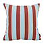 Dekokissen Riviera Stripe Blau/Rot | 45x45 cm | Baumwolle/Polyester