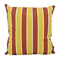Dekokissen Riviera Stripe Grün/Rost | 45x45 cm | Baumwolle/Polyester