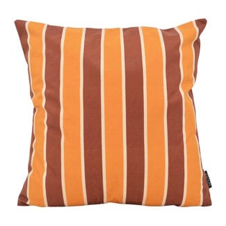 NOVÉE Sierkussen Riviera Stripe Terra/Roest | 45x45 cm | Katoen/Polyester