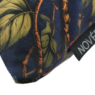 Dekokissen Midnight Blossom Birds #2 | 45x45 cm | Baumwolle/Polyester