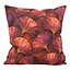 NOVÉE Sierkussen Ginkgo Burgundy | 45x45 cm | Katoen/Polyester