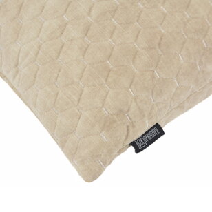 Nera Velvet Beige Kussenhoes | 45x45 cm | Polyester