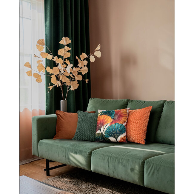 Ginkgo #5 Kissenbezug | 45x45 cm | Baumwolle/Leinen