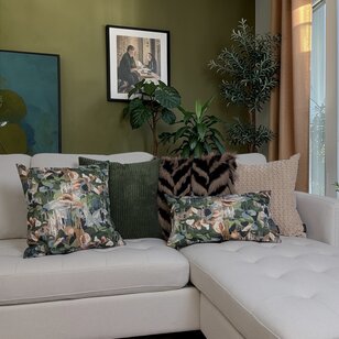 Furry Chevron Kussenhoes | 45x45 cm | Polyester