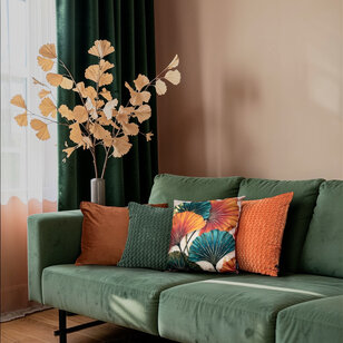 Sierkussen Ginkgo #5 | 45x45 cm | Katoen/Linnen