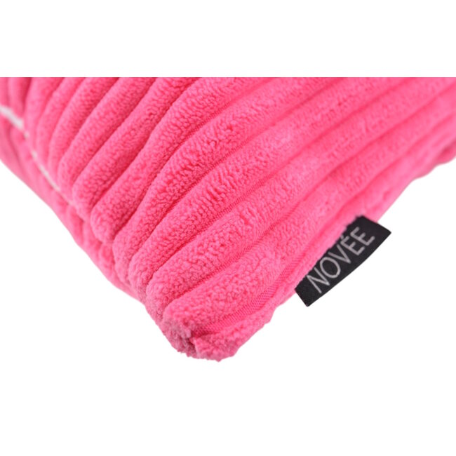 Corduroy Roze Kussenhoes| 45 x 45 cm | Polyester