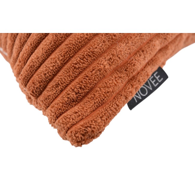 Corduroy Terracotta Kussenhoes| 45 x 45 cm | Polyester