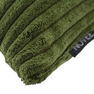 Corduroy Legergroen Kussenhoes| 45 x 45 cm | Polyester
