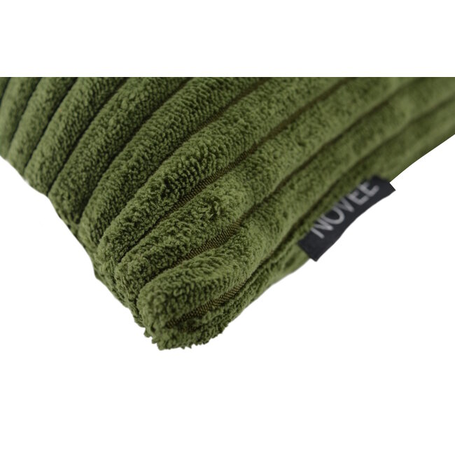 Corduroy Mosgroen Kussenhoes | 45 x 45 cm | Polyester
