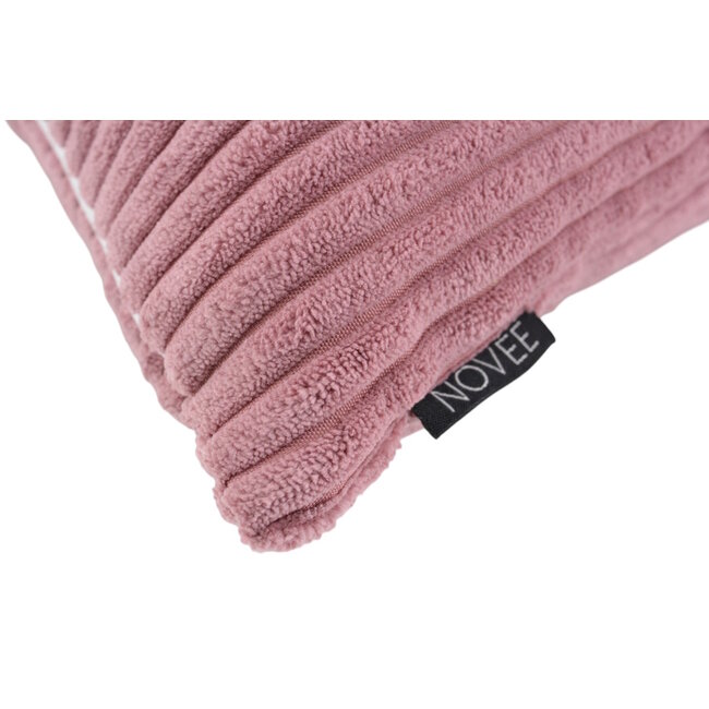 Sierkussen Corduroy Oudroze | 45 x 45 cm | Polyester