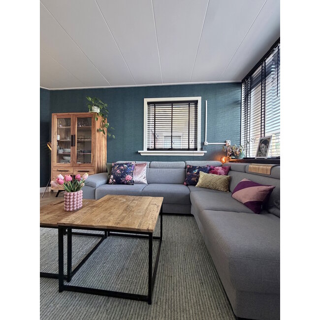 Ginkgo Pink Kissenbezug | 45x45 cm | Baumwolle/Polyester