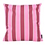 NOVÉE Sunset Stripe Pink - Outdoor Kussenhoes | 45x45 cm | Katoen/Polyester