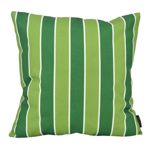 Sunset Stripe Green - Outdoor Kussenhoes | 45x45 cm | Katoen/Polyester